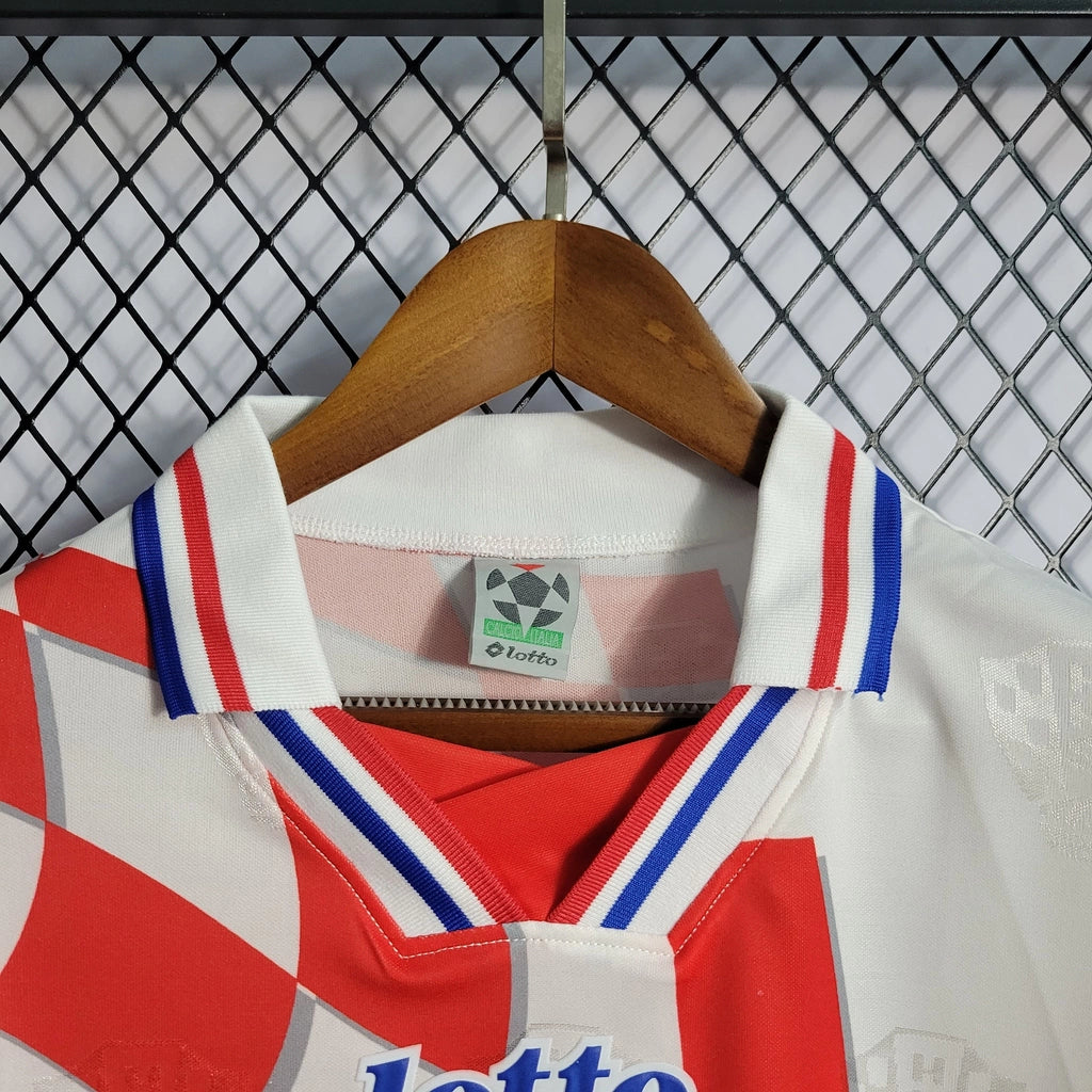 Selección Croacia 1998 Home Retro Jersey