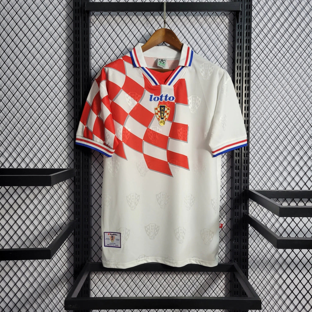 Selección Croacia 1998 Home Retro Jersey