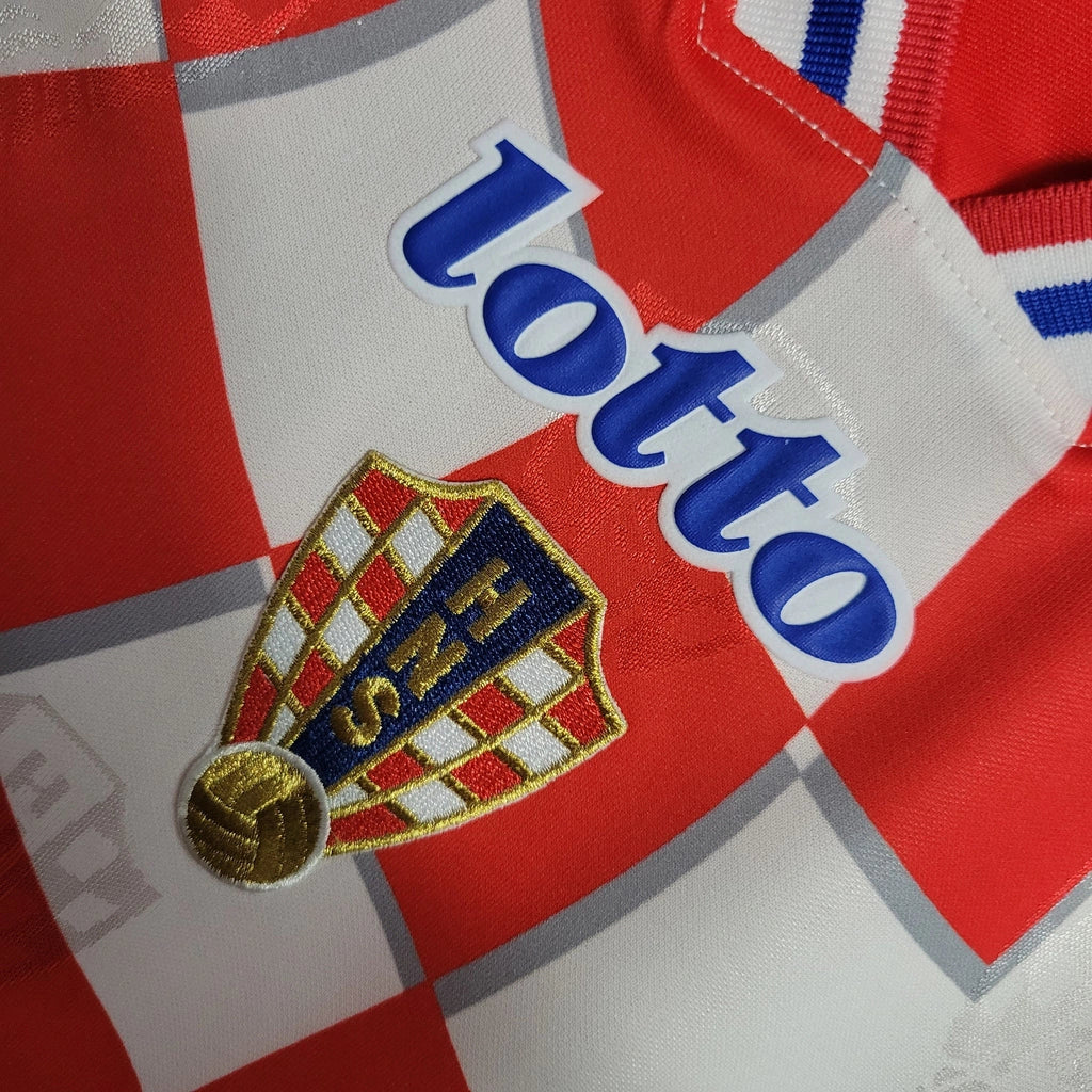 Selección Croacia 1998 Home Retro Jersey